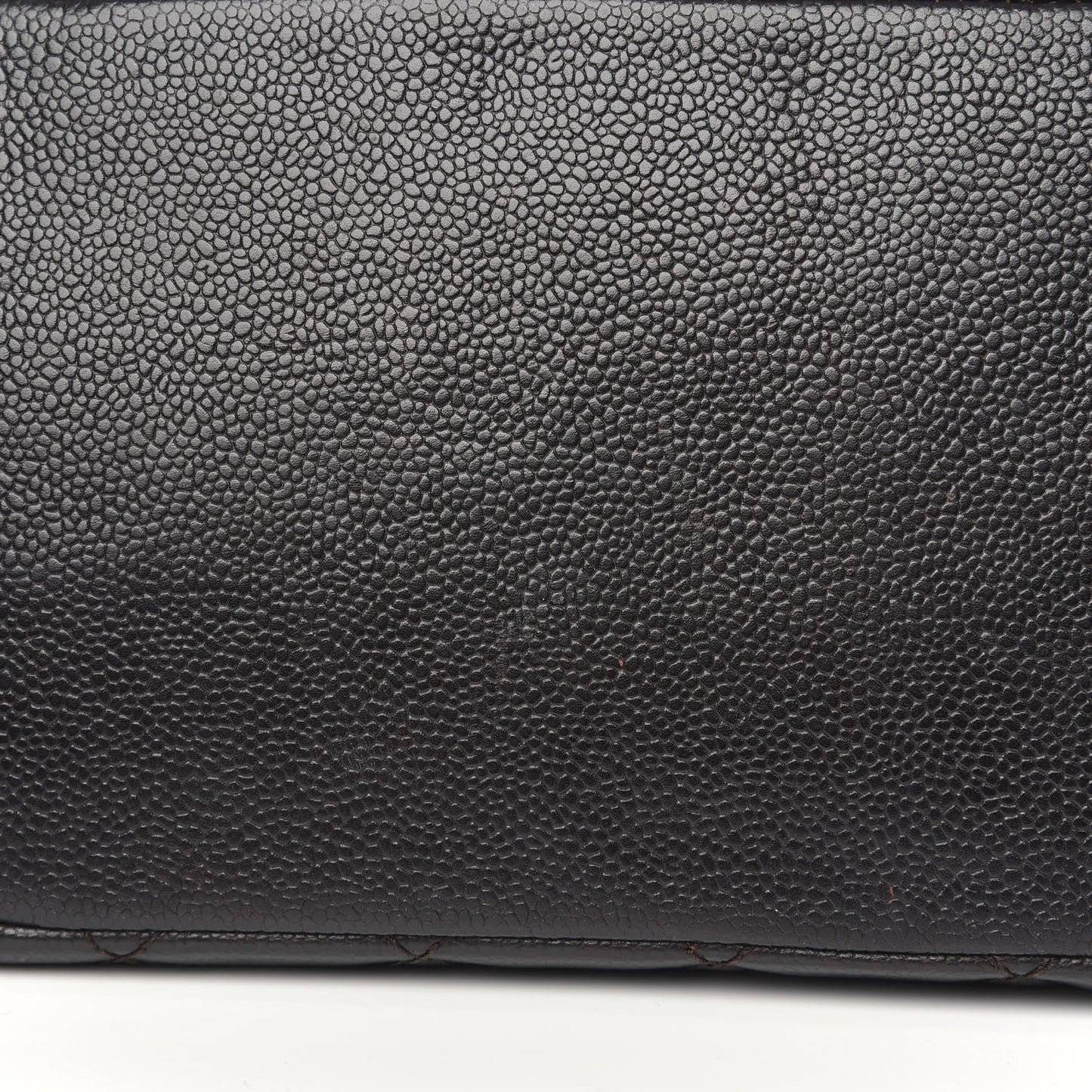 Caviar Quilted Grand Shopping Tote GST Dark Brown