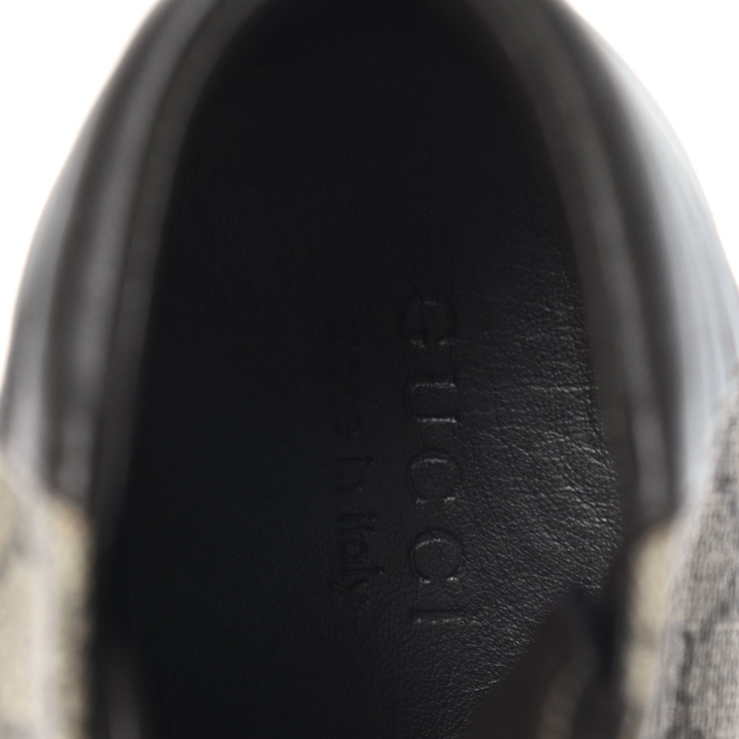 GG Supreme Monogram Mens Common High Top Sneakers 8 Brown