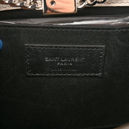 Saint Laurent Smooth Calfskin Medium Classic Monogram Kate Tassel Satchel White 6 of 10