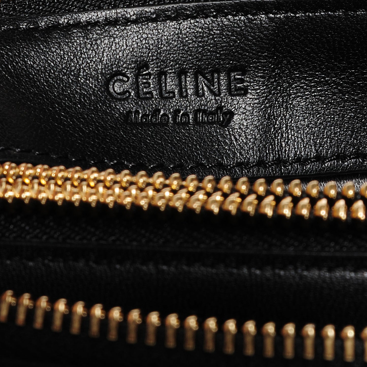 Lambskin Large Trio Crossbody Bag Black