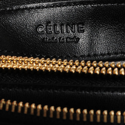 Celine Lambskin Large Trio Crossbody Bag Black 6 of 7