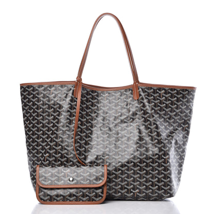 Goyard Goyardine Saint Louis GM Black Gold 3 of 11