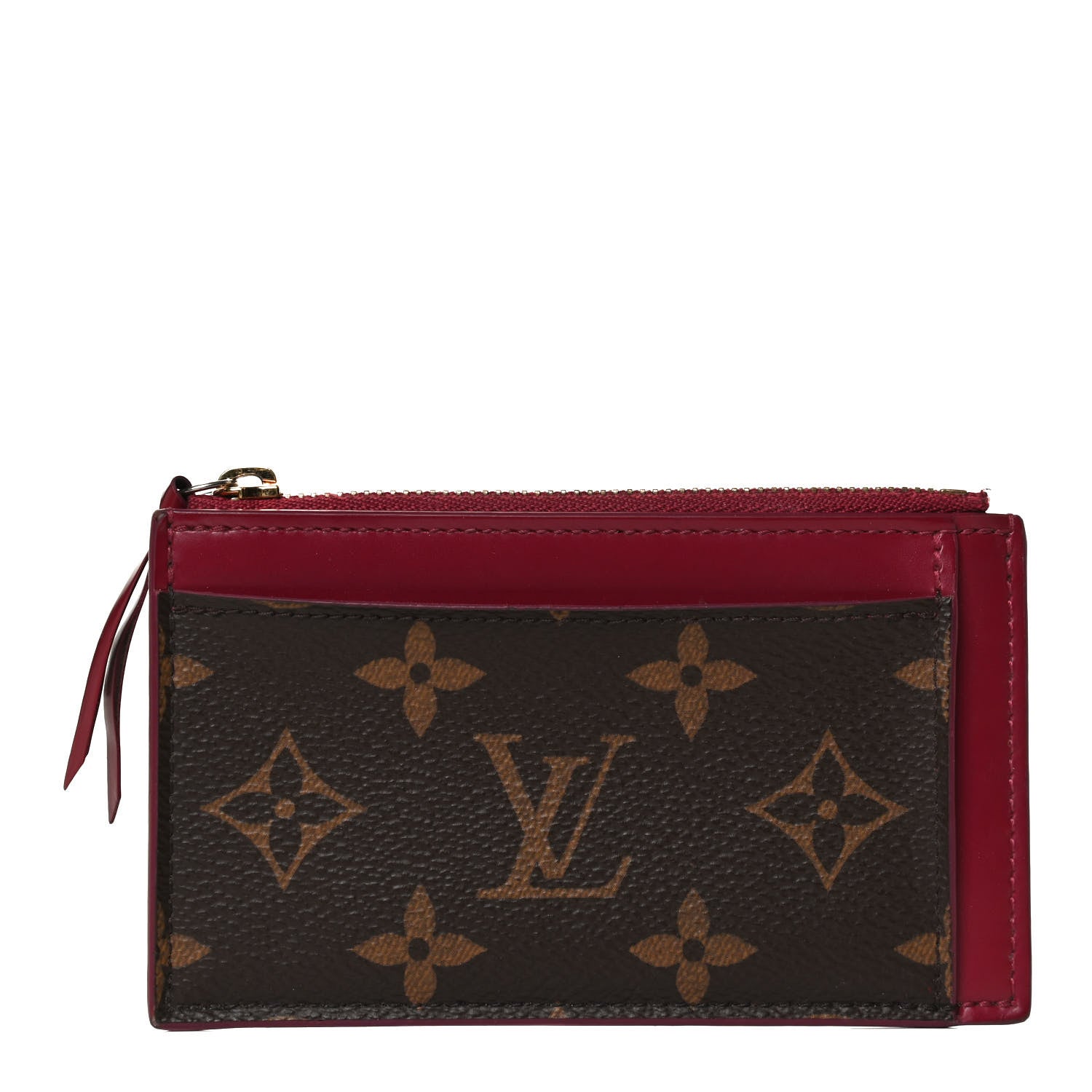 Louis Vuitton Monogram Zipped Card Holder Fuchsia 1 of 9