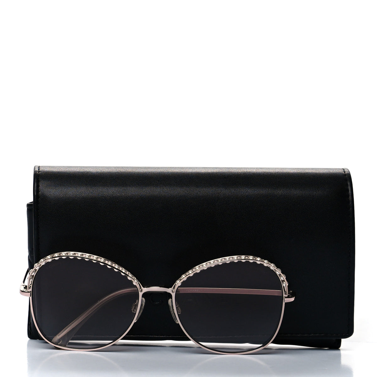 Chanel Pearl Sunglasses 4246-H Pink Gold 1084639 – FASHIONPHILE display picture 1