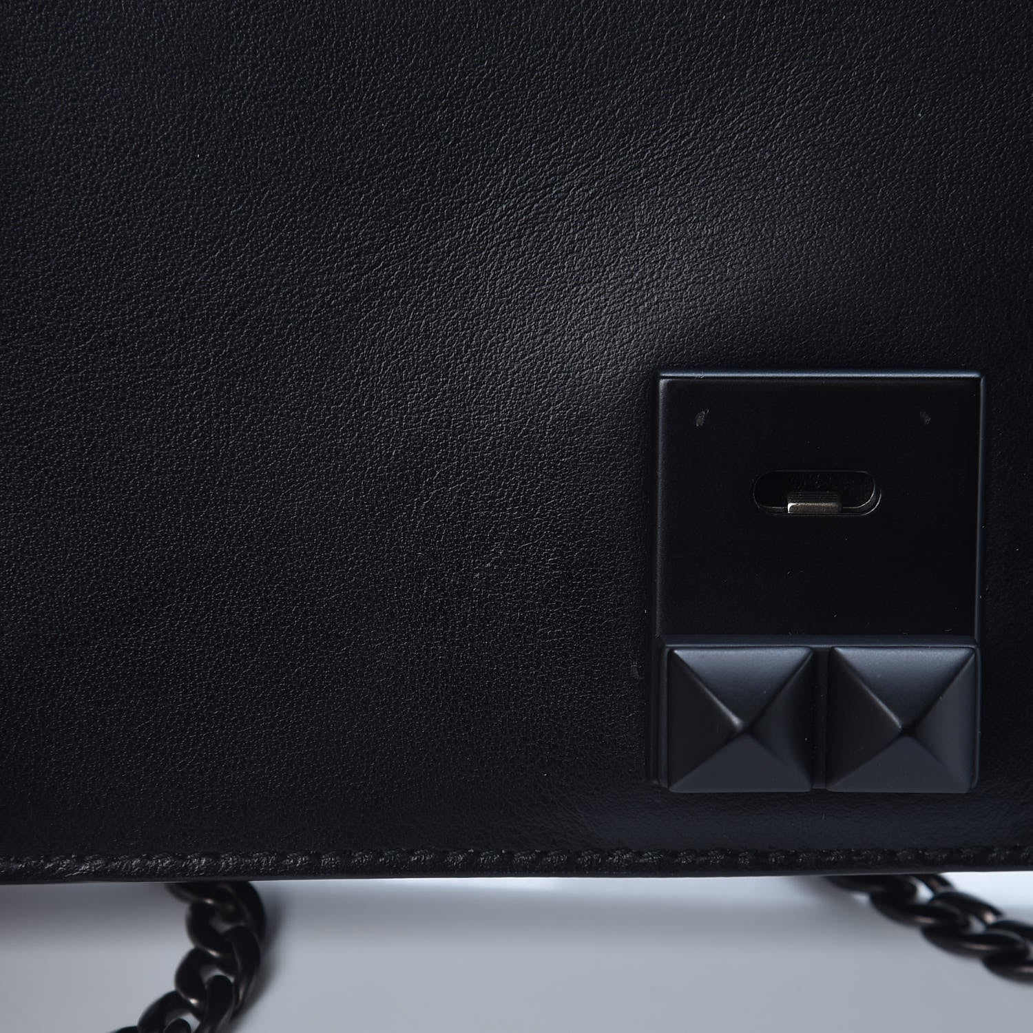 Prada City Calfskin Studded Mini Elektra Crossbody Bag Black 8 of 12
