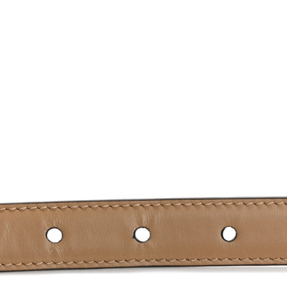 Fendi Vitello King Fendi O'Lock 2CM Belt 75 30 Tortora 3 of 6