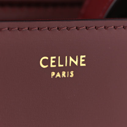 Celine Shiny Calfskin Teen Triomphe Light Burgundy 6 of 9