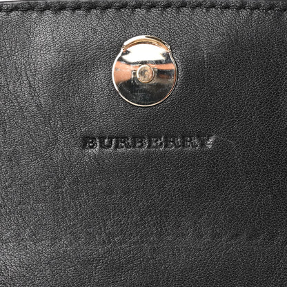 Burberry Patent Grainy Calfskin Henley Wallet On Chain Black 7 of 12