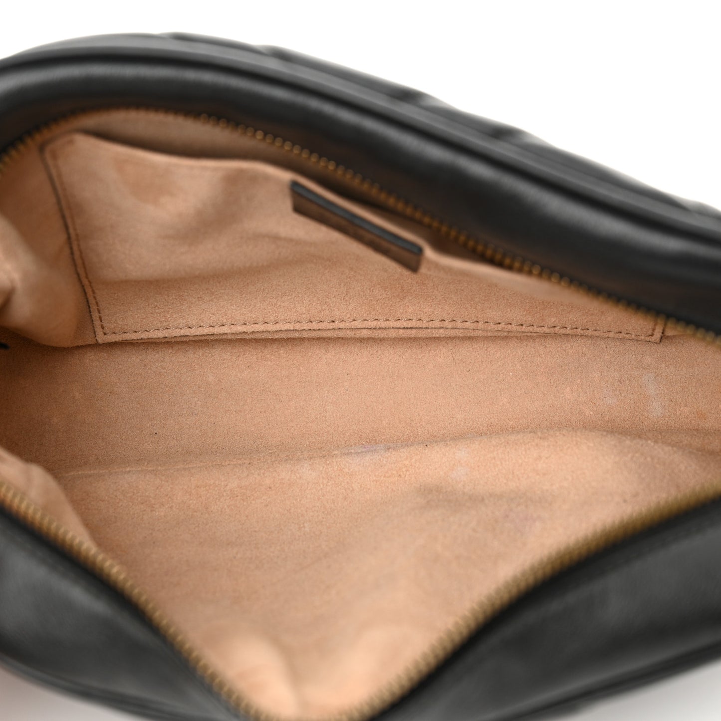 Calfskin Matelasse Small GG Marmont Chain Shoulder Bag Black