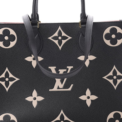 Louis Vuitton Empreinte Monogram Giant Onthego MM Black Beige 8 of 10