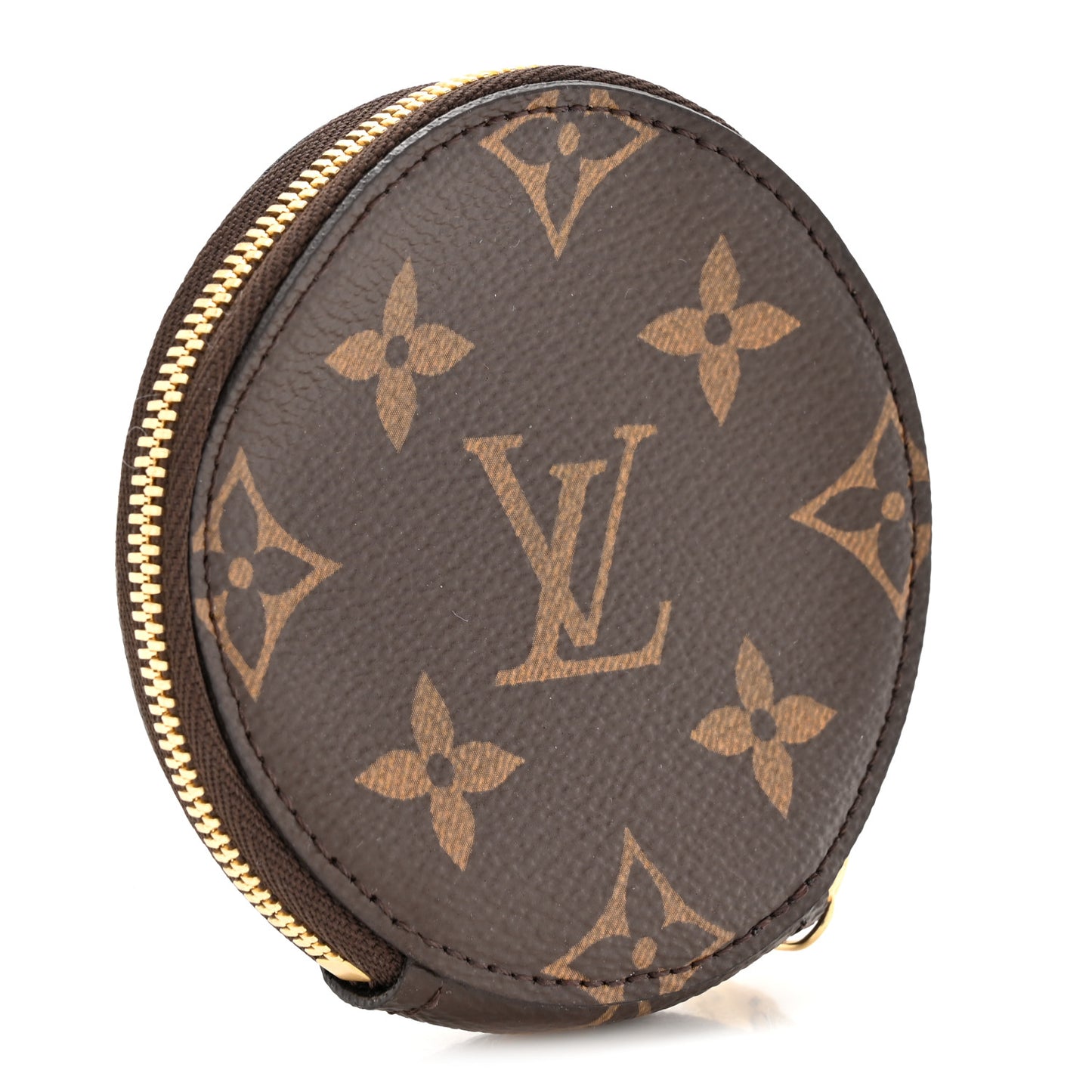 Monogram Round Coin Purse