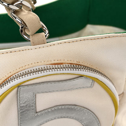 Chanel Canvas Quilted N°5 Shopping Tote Beige 11 of 13