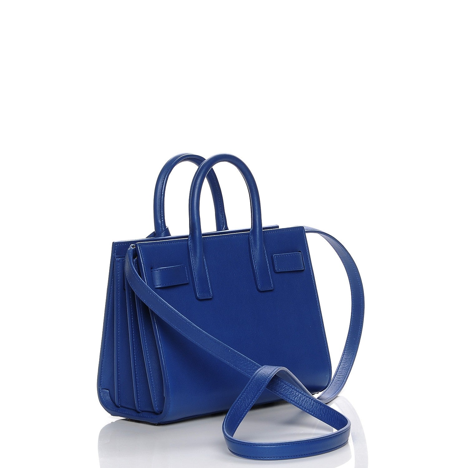 Saint Laurent Calfskin Nano Sac De Jour Royal Blue 4 of 7