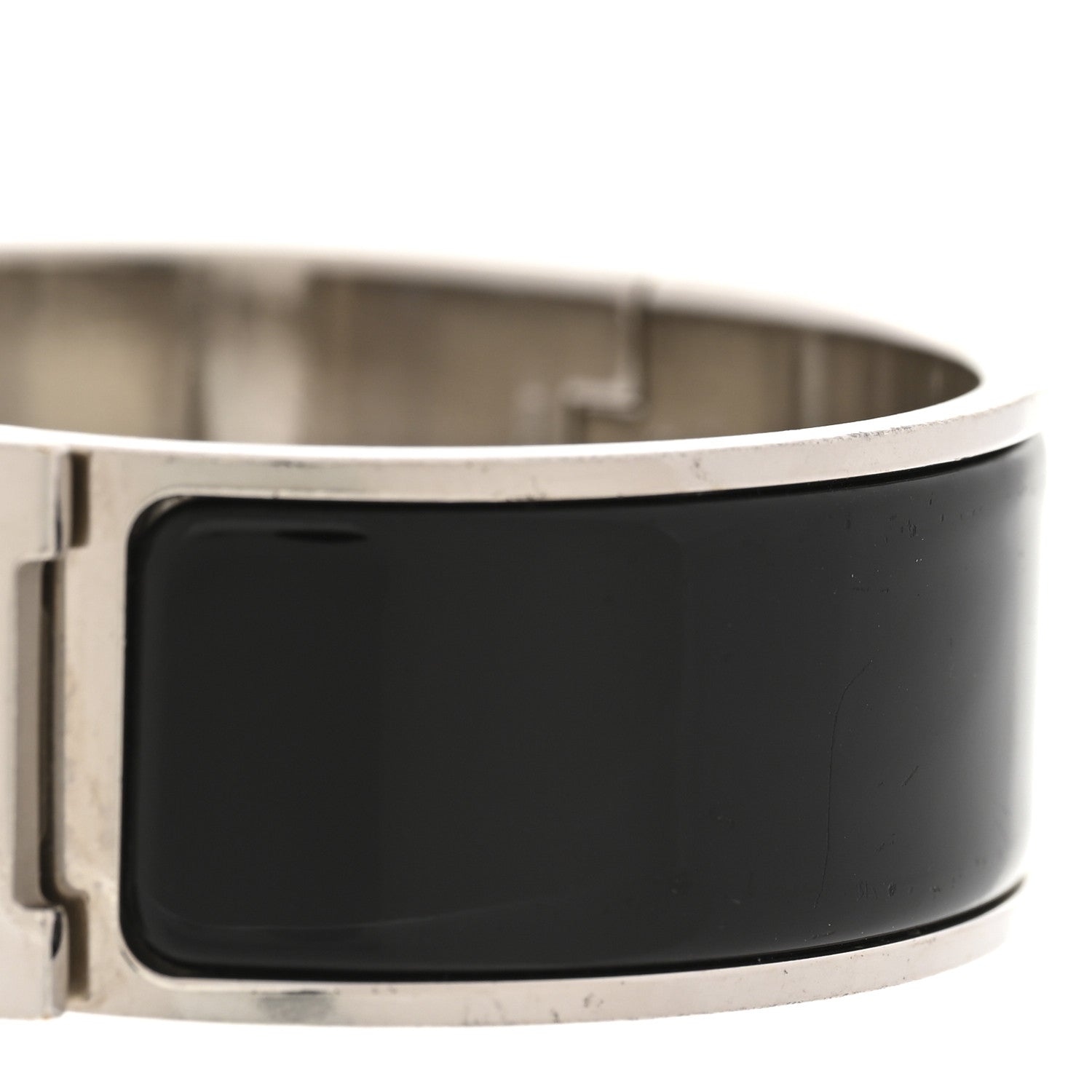 Hermes Enamel Wide Clic Clac H Bracelet PM Black 5 of 5