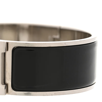 Hermes Enamel Wide Clic Clac H Bracelet PM Black 5 of 5