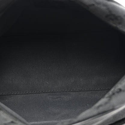 Gucci Canvas Half Moon Shoulder Pouch Black 5 of 9