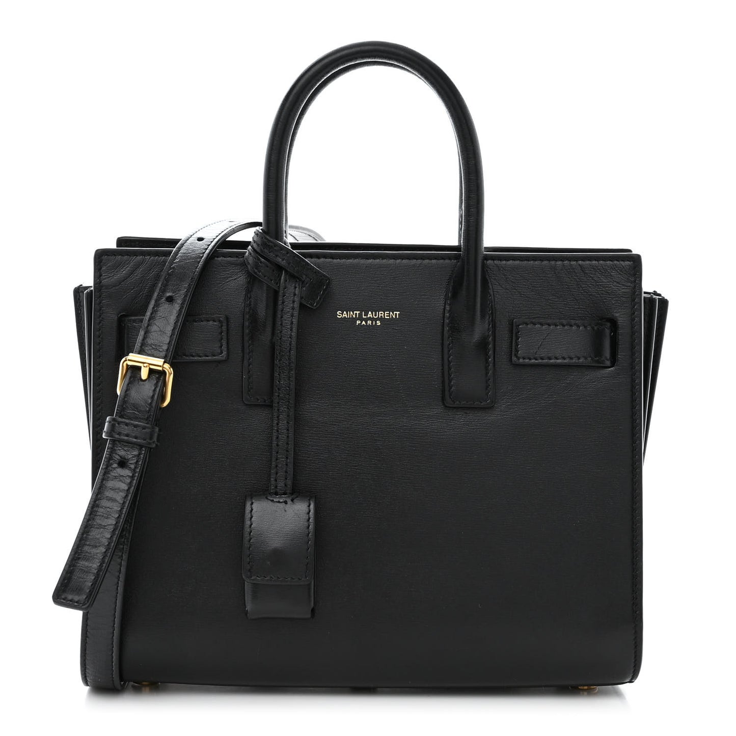 Calfskin Nano Sac De Jour Black