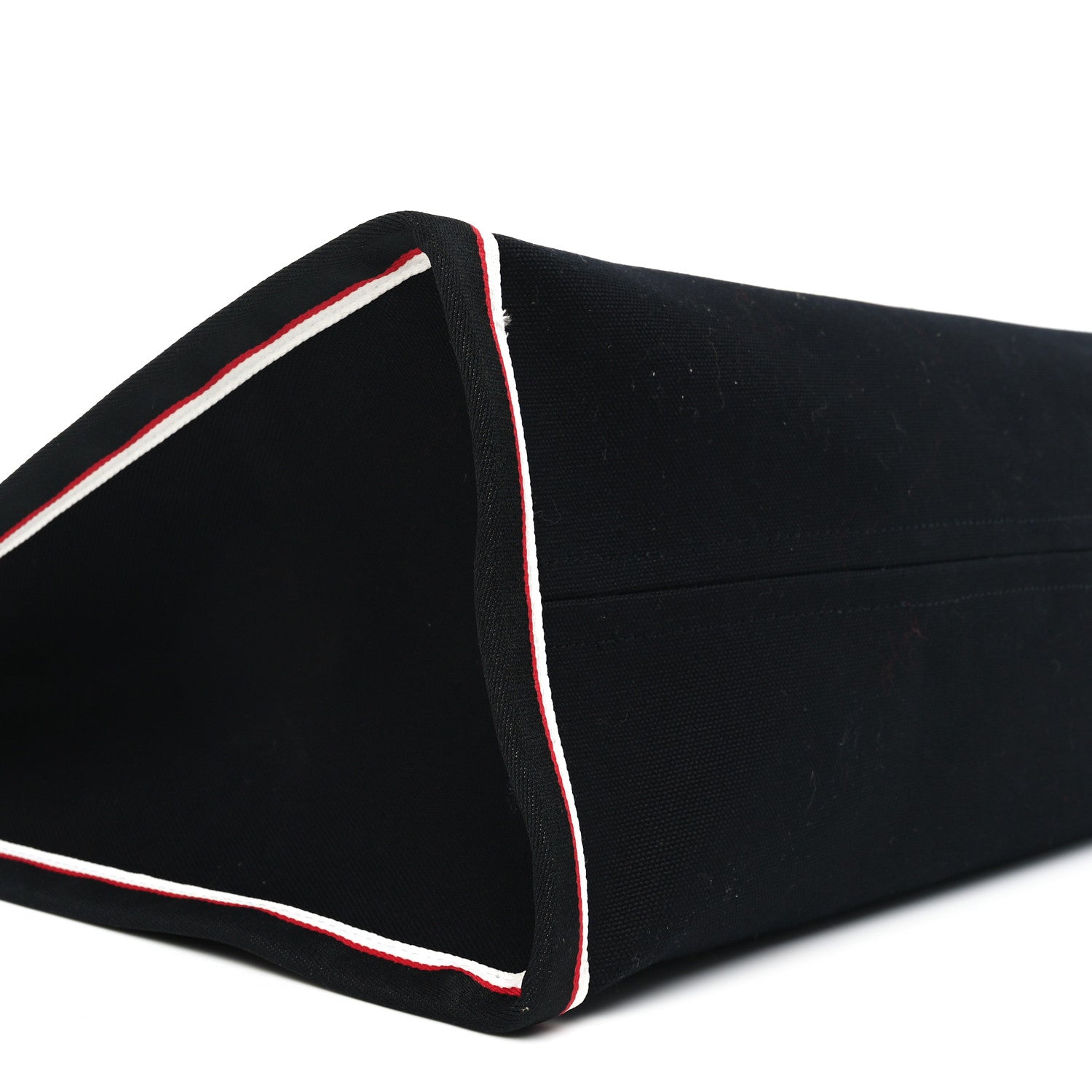 Christian Louboutin Linen Calfskin Extra Large Nastroloubi F.A.V.L. Tote Black 9 of 10