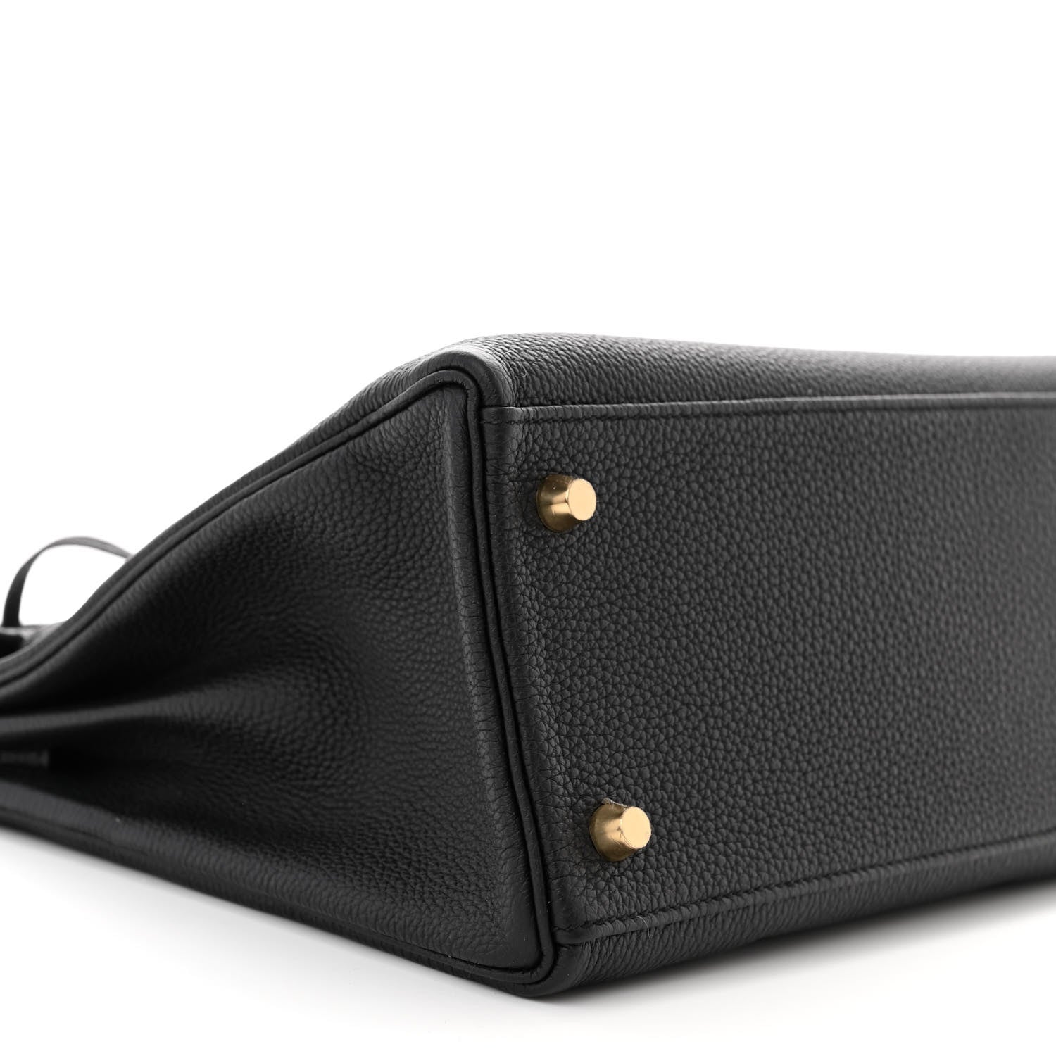 Hermes Togo Horseshoe Kelly Retourne 28 Black Vert Fonce 9 of 11