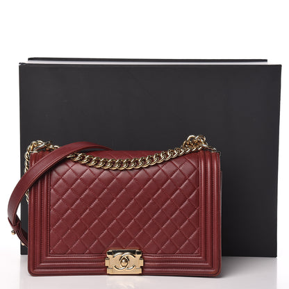 Chanel Lambskin Quilted New Medium Boy Flap Red 20 of 20