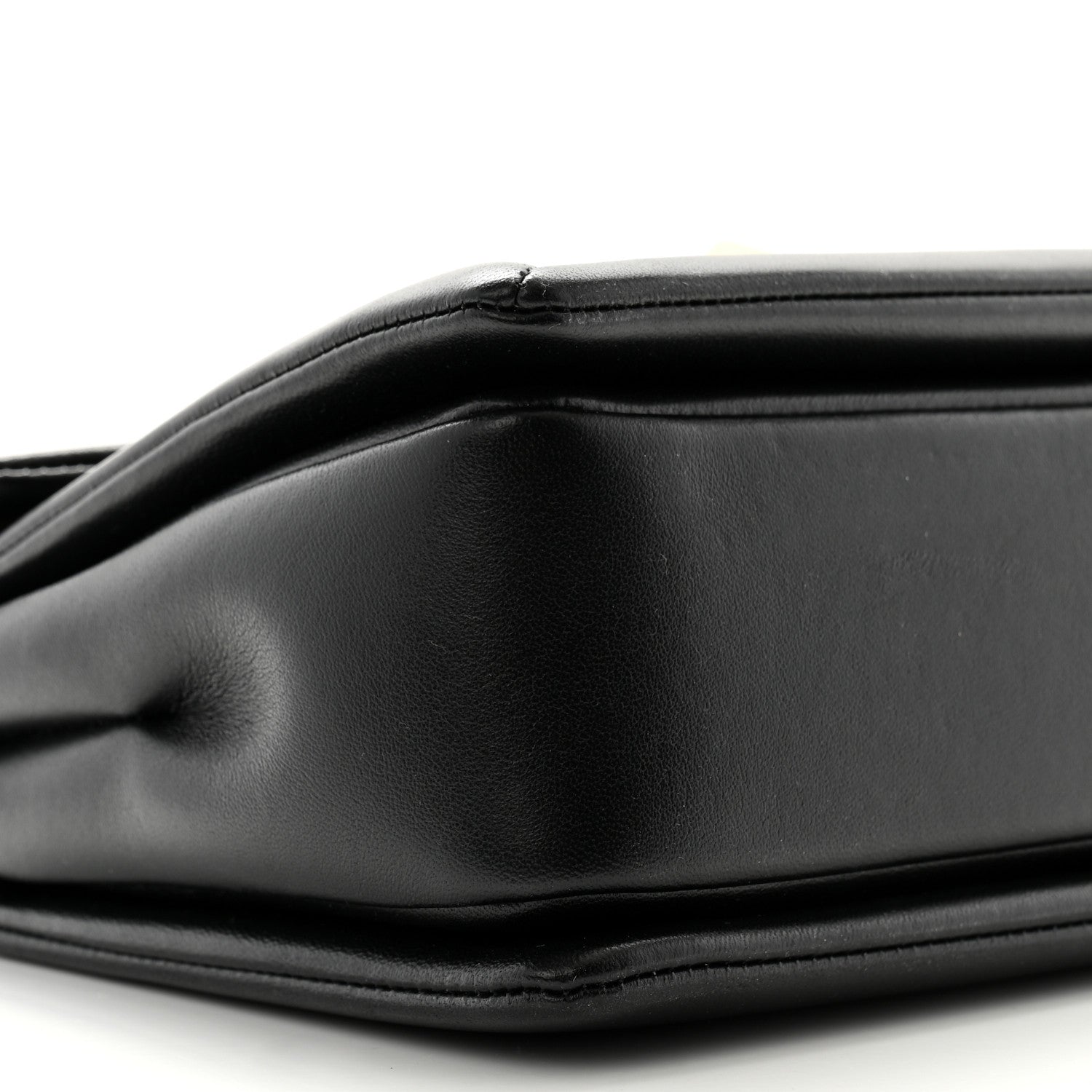 Valentino Garavani Nappa One Stud Chain Clutch Black 8 of 9