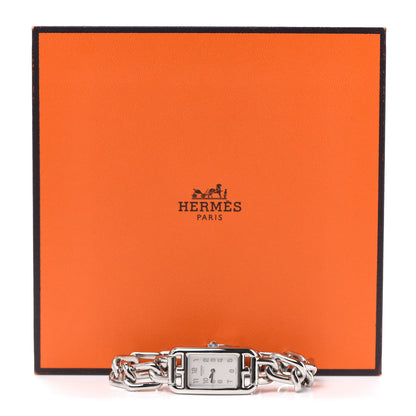 Hermes Stainless Steel 17mm Nantucket Quartz Watch 5 of 5