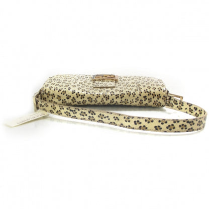 Fendi Snakeskin Leopard Print Baguette Beige 5 of 14