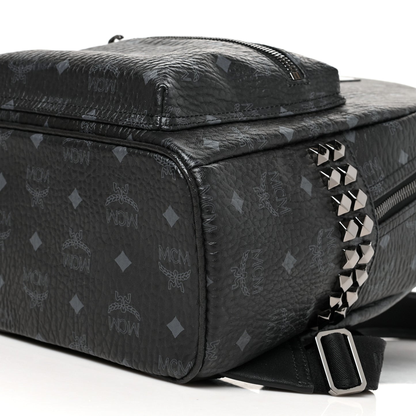 Visetos Small Side Stud Stark Backpack Black