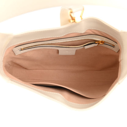 Gucci Boarded Dyana Lux Calfskin Small Jackie 1961 Hobo Mystic White 5 of 11