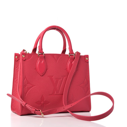 Louis Vuitton Empreinte Monogram Giant Onthego PM Freesia 3 of 10