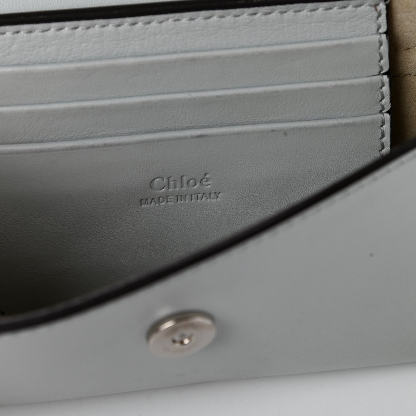 Suede Calfskin Mini Faye Shoulder Bag Airy Grey
