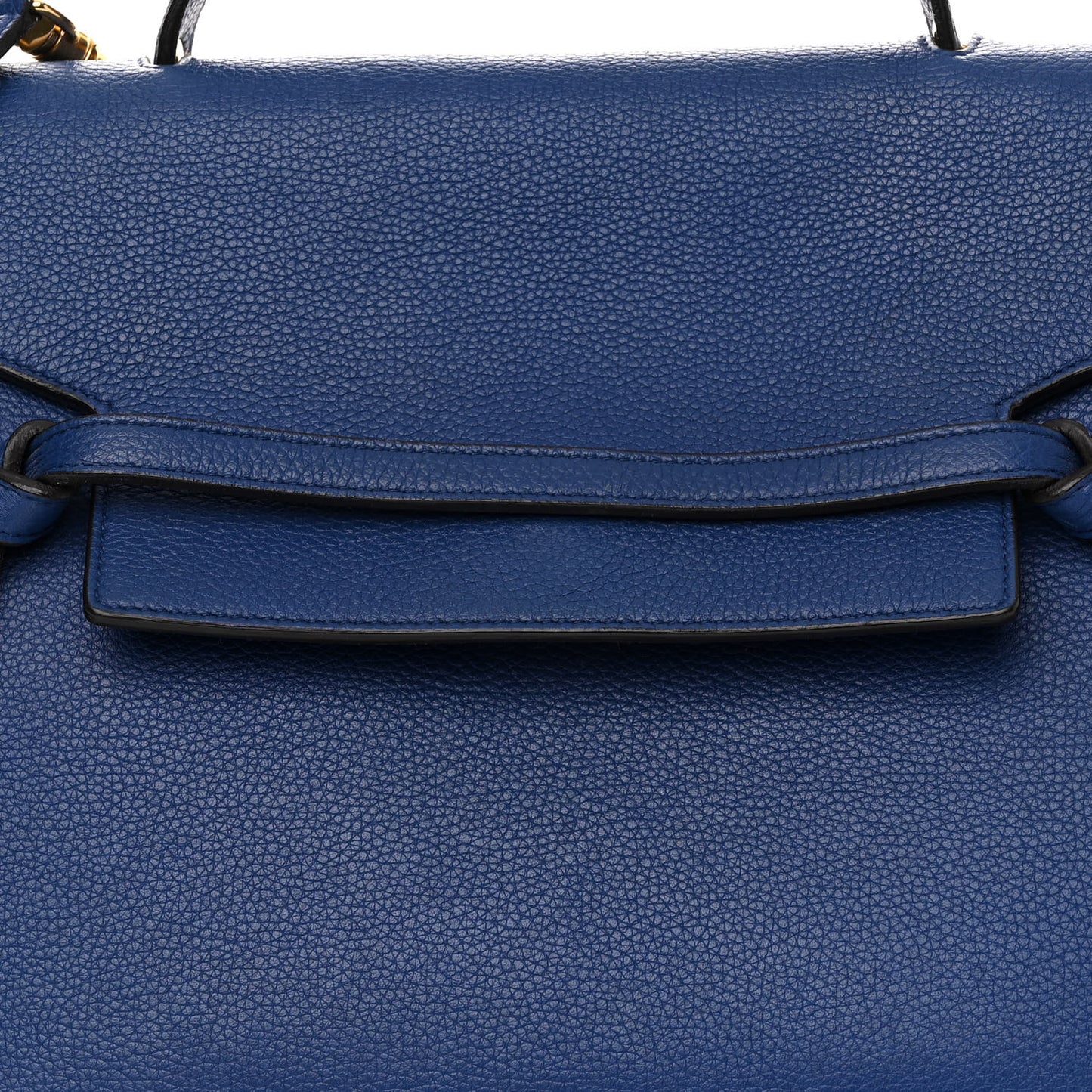 Grained Calfskin Mini Belt Bag Indigo