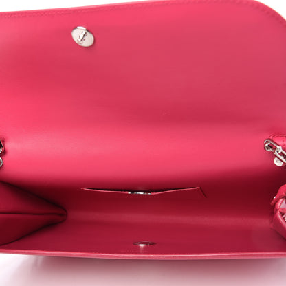 Christian Dior Lambskin Floral Embellished Clutch Pink 5 of 12