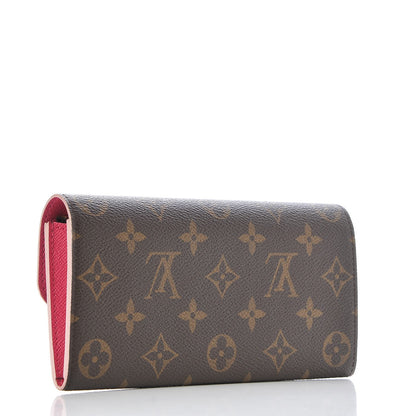 Louis Vuitton Monogram Bloom Flower Emilie Wallet 3 of 8