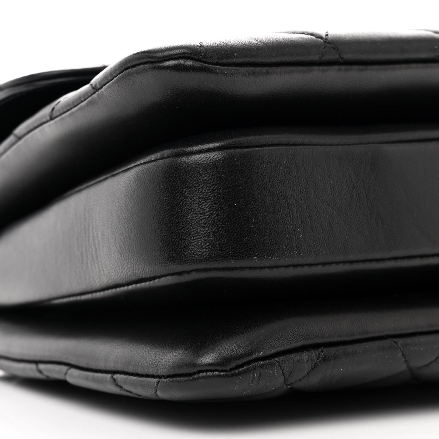 Lambskin Quilted Small Trendy CC Dual Handle Flap Bag Black