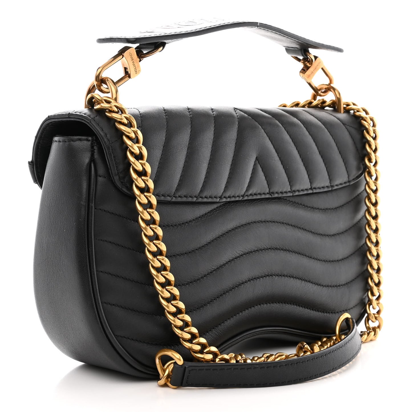 Calfskin New Wave Chain MM Black