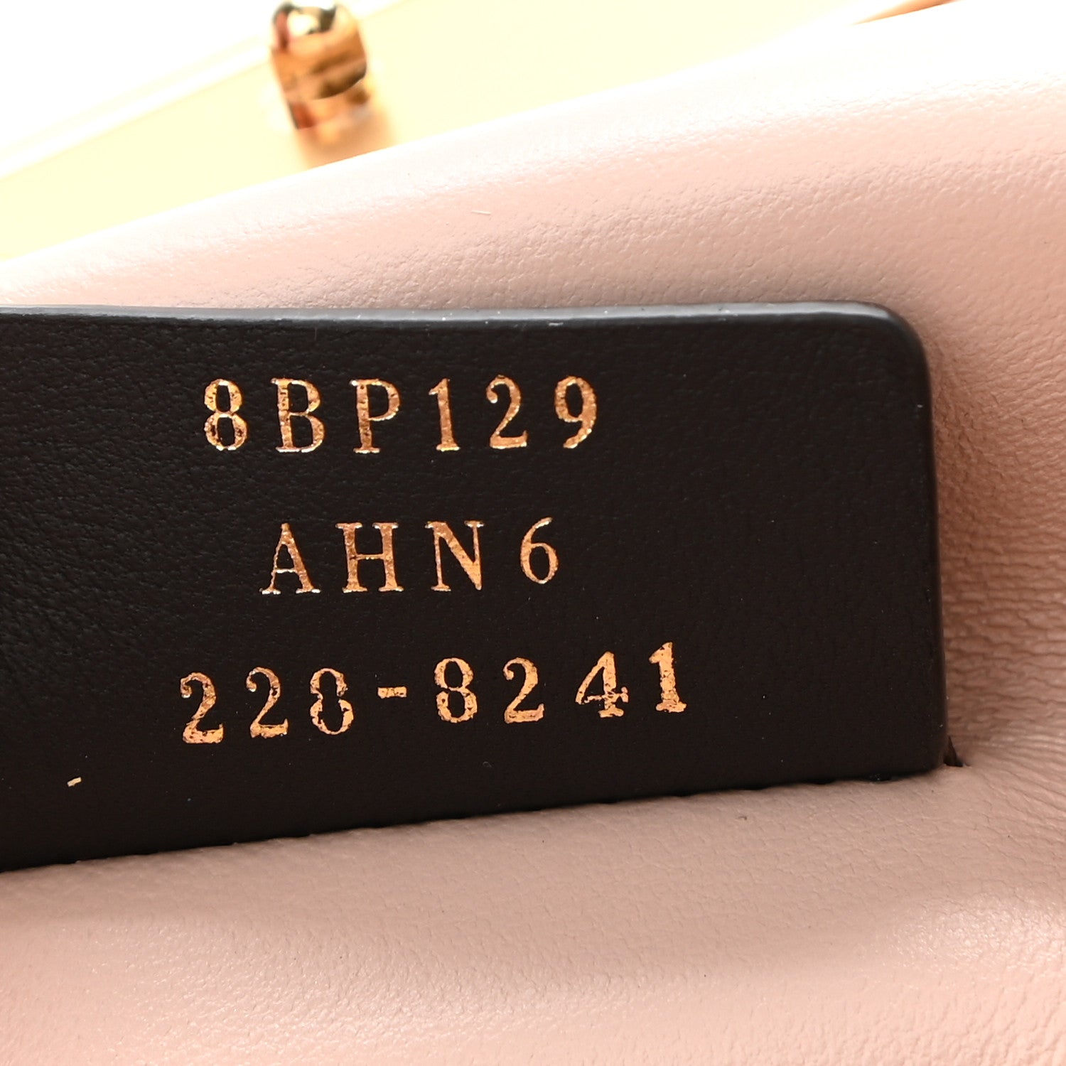 Fendi Mink Shiny Nappa Small Fendi First Rosa Plaster 6 of 11