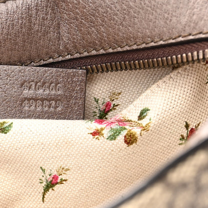 Gucci GG Supreme Monogram Web Neo Vintage Shoulder Bag Beige New Acero Crop 7 of 11