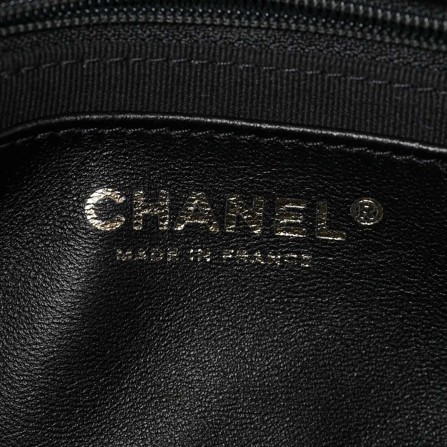 Lambskin Quilted Bicolor Flap Black Beige