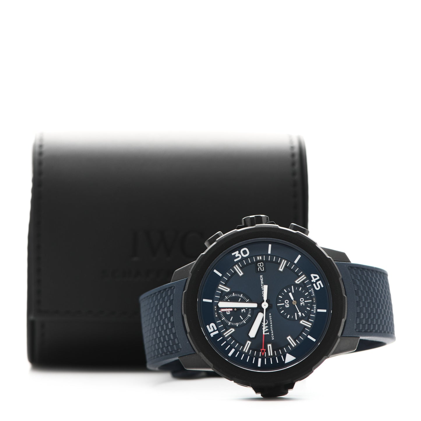 Stainless Steel Rubber 45mm Aquatimer Chronograph "Laureus Sport For Good" Limited Edition Automatic Watch Blue IW379507