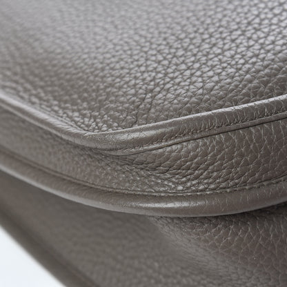 Hermes Taurillon Clemence Evelyne III GM Etain 14 of 15