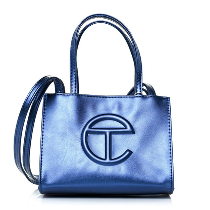Telfar Vegan Leather Small Shopping Bag Cobalt 1 of 11