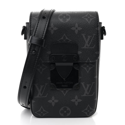 Louis Vuitton Monogram Eclipse S Lock Wearable Wallet 1 of 9