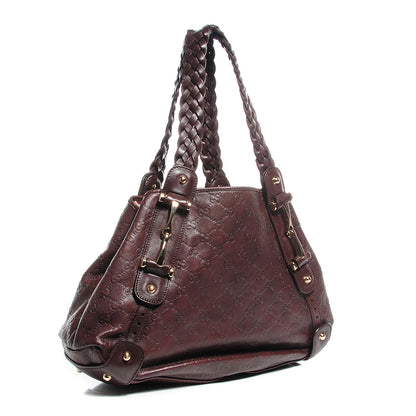 Gucci Guccissima Small Pelham Shoulder Bag Chocolate 3 of 7