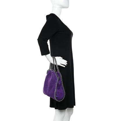Stella McCartney Shaggy Deer Mini Falabella Tote Bright Purple 2 of 11