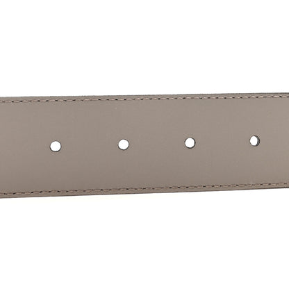 Gucci Moon Calfskin Interlocking G 37mm Belt 80 32 Storm Grey 4 of 5