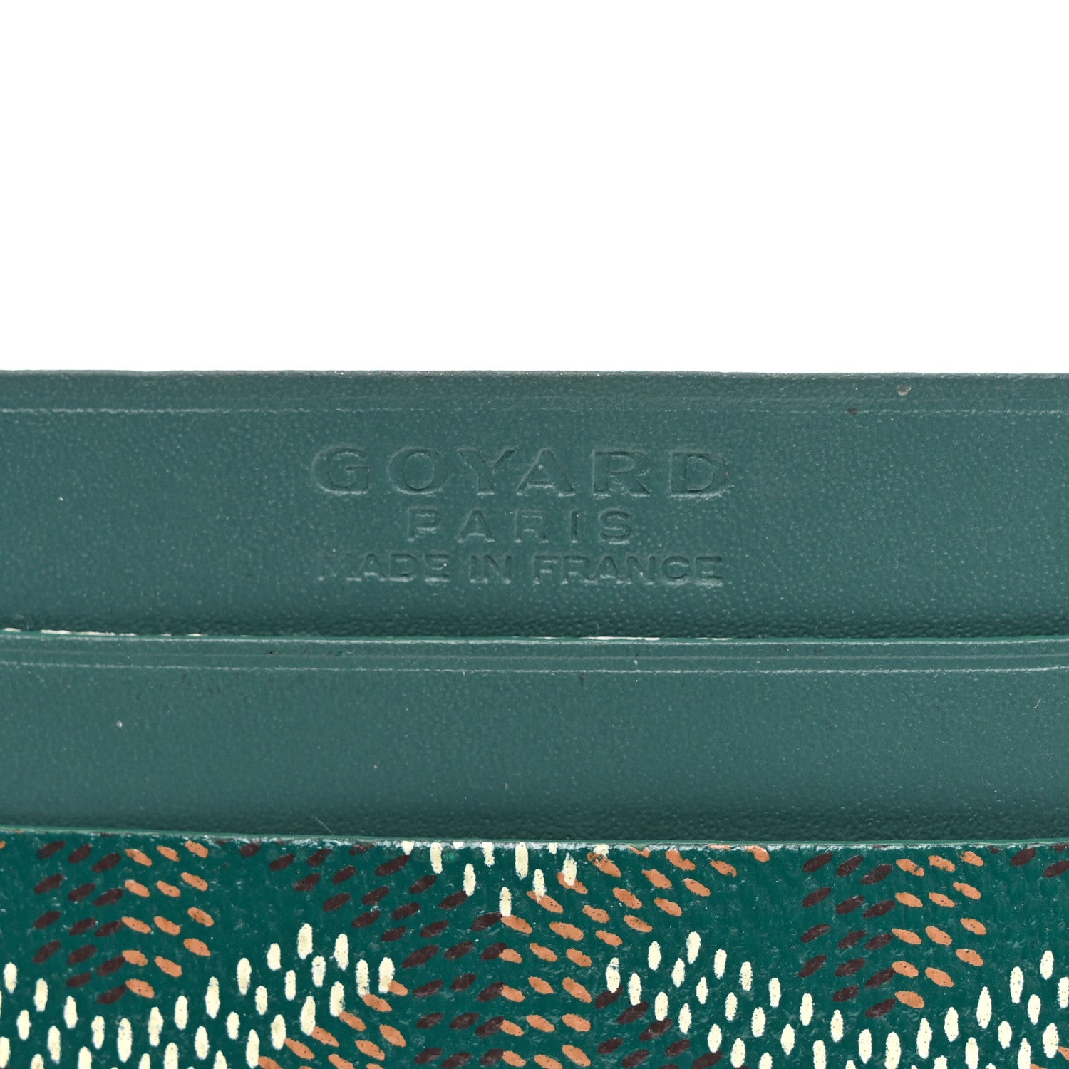 Goyard Goyardine Saint Sulpice Card Holder Green 6 of 9
