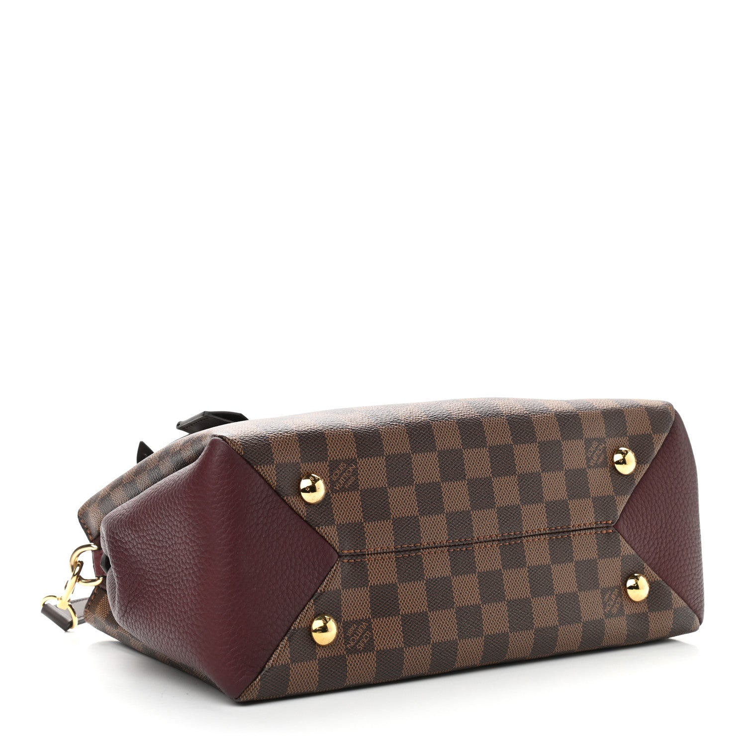 Louis Vuitton Damier Ebene Cuir Taurillon Brittany Bordeaux 4 of 8