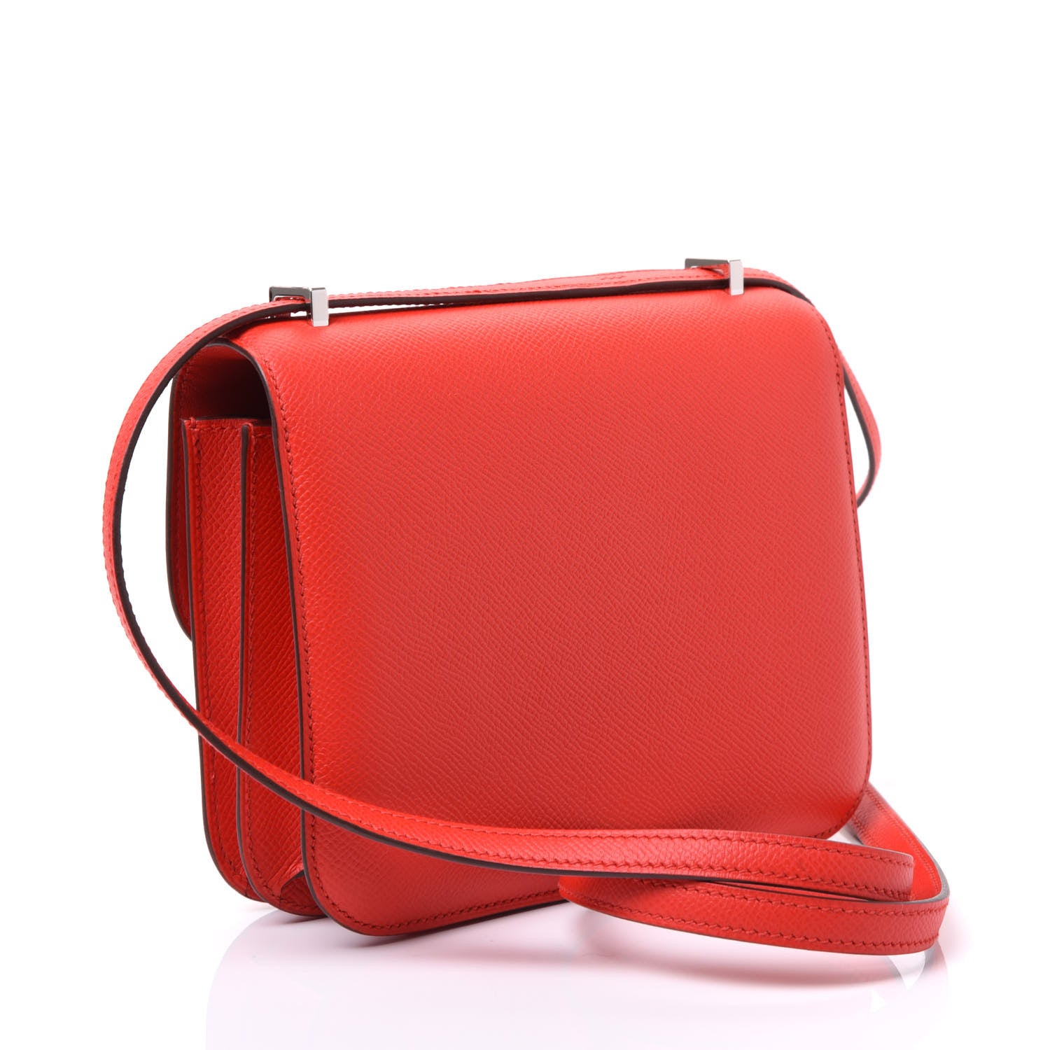 Hermes Epsom Enamel Constance 18 Rouge de Coeur Mauve Sylvestre 2 of 10