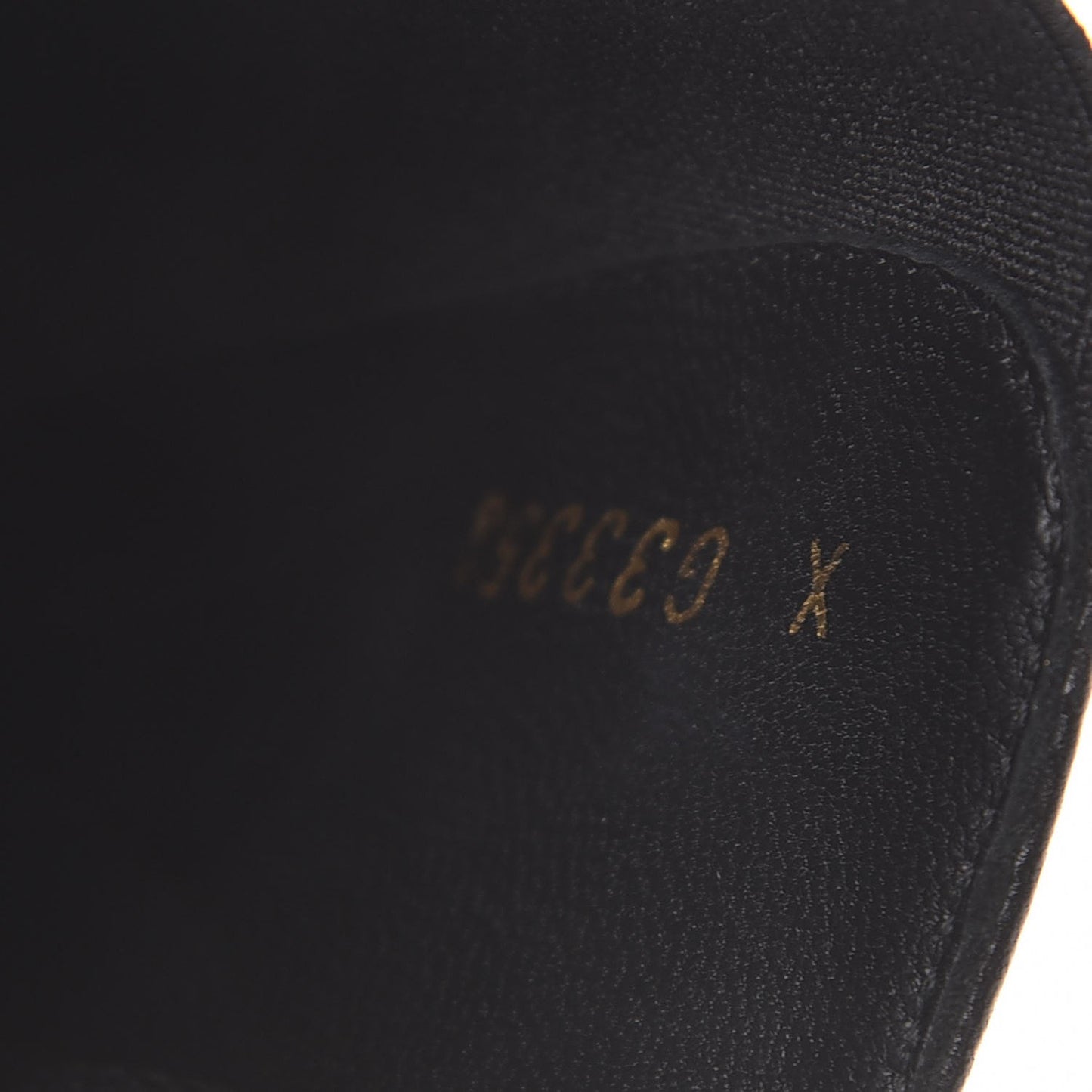 Glazed Calfskin Short Boots 39 Black